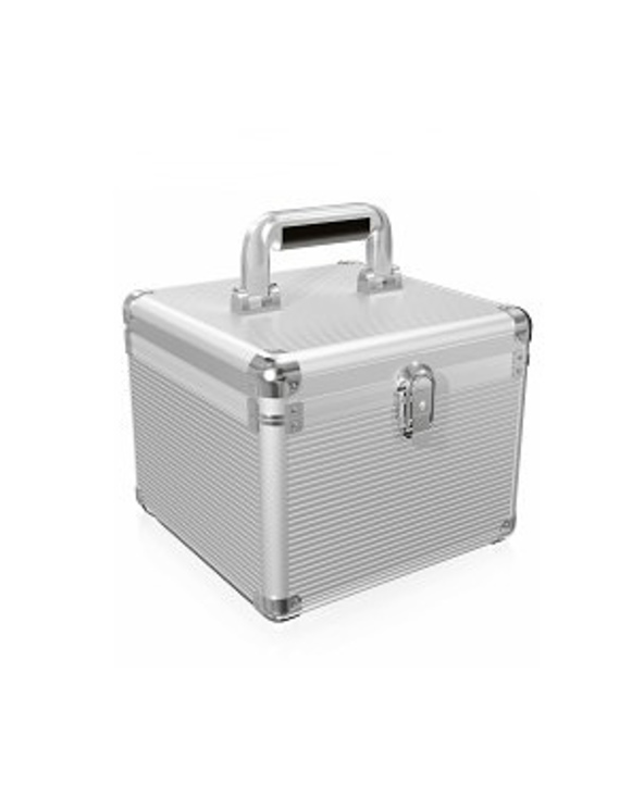 ICY BOX IB-AC628 Housse de disques de stockage Suitcase case Aluminium Argent