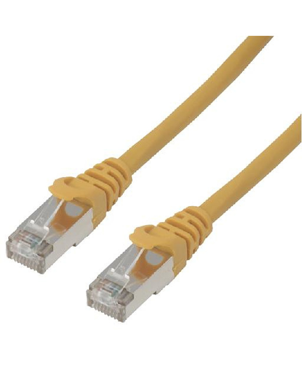 MCL 10m Cat6a F/UTP câble de réseau Jaune F/UTP (FTP)