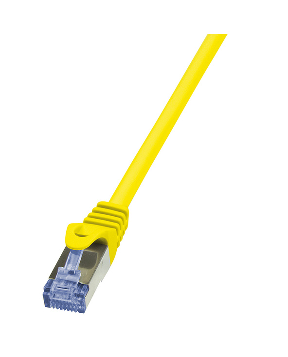 LogiLink 0.25m Cat.6A 10G S/FTP câble de réseau Jaune 0,25 m Cat6a S/FTP (S-STP)