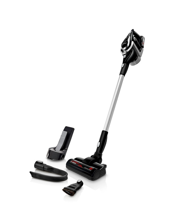 Bosch Serie 8 BBS811PCK aspirateur balai et balai électrique Sans sac Noir, Argent