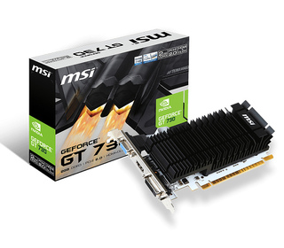 MSI N730K-2GD3H/LP carte graphique NVIDIA GeForce GT 730 2 Go GDDR3