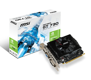 MSI N730-2GD3V2 NVIDIA GeForce GT 730 2 Go GDDR3