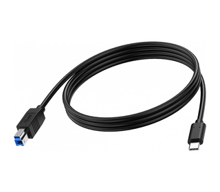 Vision TC 2MUSBCB/BL câble USB 2 m USB 3.2 Gen 1 (3.1 Gen 1) USB C USB B Noir