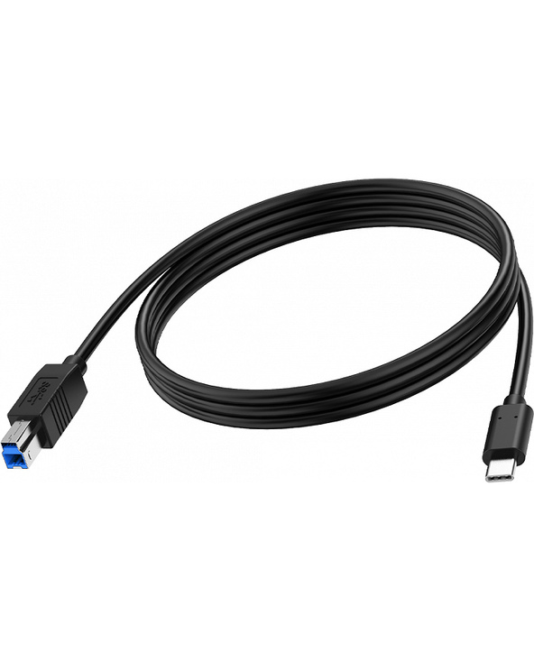 Vision TC 2MUSBCB/BL câble USB 2 m USB 3.2 Gen 1 (3.1 Gen 1) USB C USB B Noir