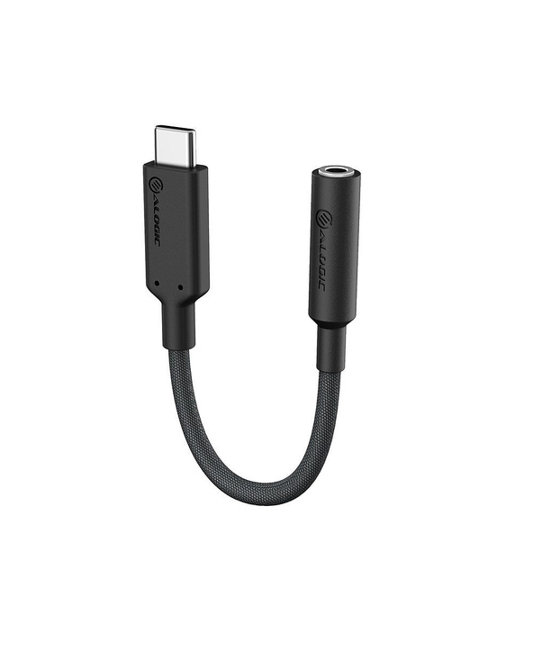 ALOGIC ELPC35A-BK câble de téléphone portable Noir 0,1 m USB-C 3,5 mm