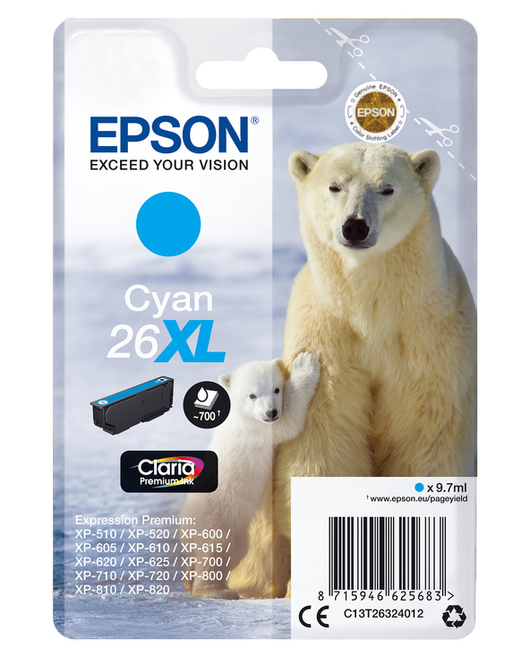 Epson Polar bear Cartouche "Ours Polaire" - Encre Claria Premium C (XL)