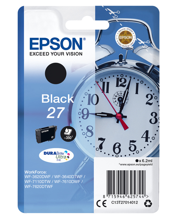 Epson Alarm clock Cartouche "Réveil" 27 - Encre DURABrite Ultra N