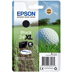 Epson Golf ball Singlepack Black 34XL DURABrite Ultra Ink