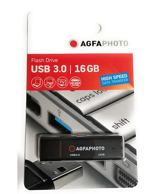 AgfaPhoto 10569 lecteur USB flash 16 Go USB Type-A 3.0 Noir