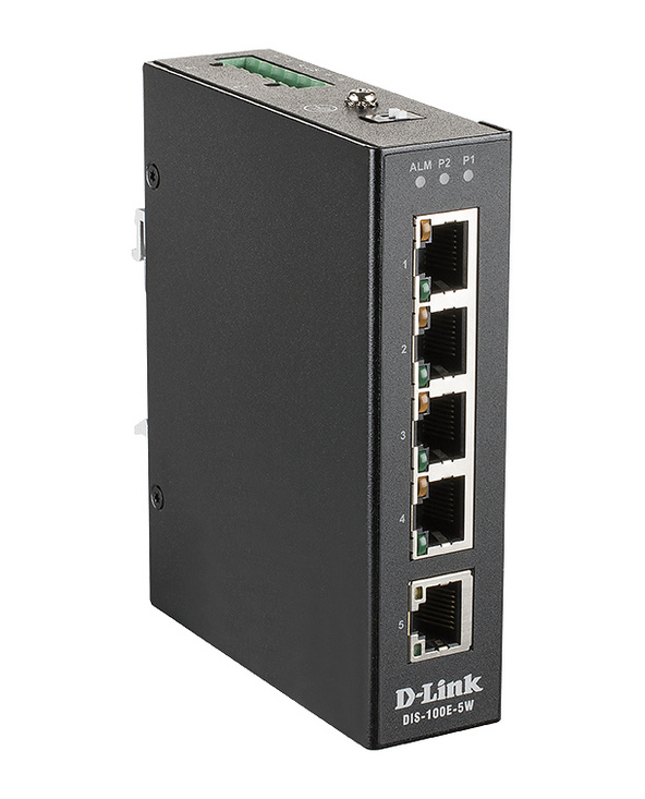 D-Link DIS-100E-5W commutateur réseau Non-géré L2 Fast Ethernet (10/100) Noir