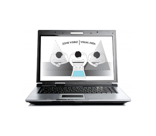 Urban Factory SSW19UF filtre anti-reflets pour écran et filtre de confidentialité Filtre de confidentialité sans bords pour ordi