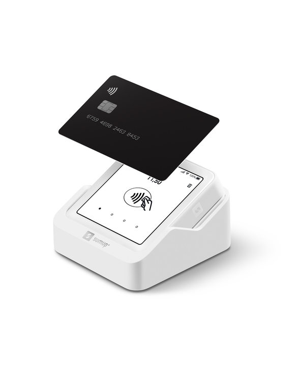 SumUp SOLO lecteur de cartes à puce Intérieur & extérieur Wi-Fi + 3G Blanc