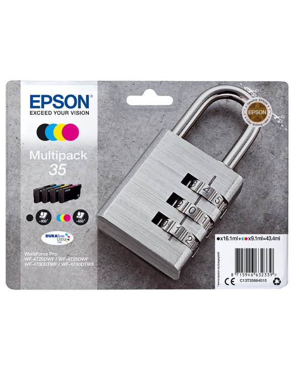 Epson Padlock Multipack 4-colours 35 DURABrite Ultra Ink