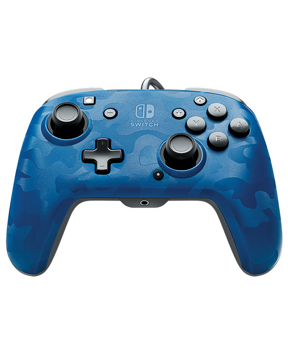 PDP Faceoff Deluxe+ Bleu USB Joystick Analogique/Numérique Nintendo Switch