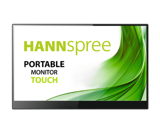 Hannspree HT161CGB moniteur à écran tactile 39,6 cm (15.6") 1920 x 1080 pixels Plusieurs pressions Noir, Argent
