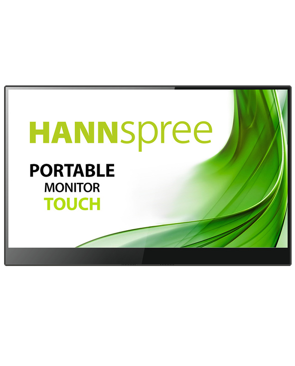 Hannspree HT161CGB moniteur à écran tactile 39,6 cm (15.6") 1920 x 1080 pixels Plusieurs pressions Noir, Argent