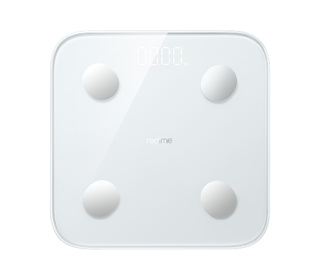 realme Smart Scale Rectangle Blanc Pèse-personne électronique