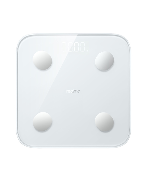 realme Smart Scale Rectangle Blanc Pèse-personne électronique