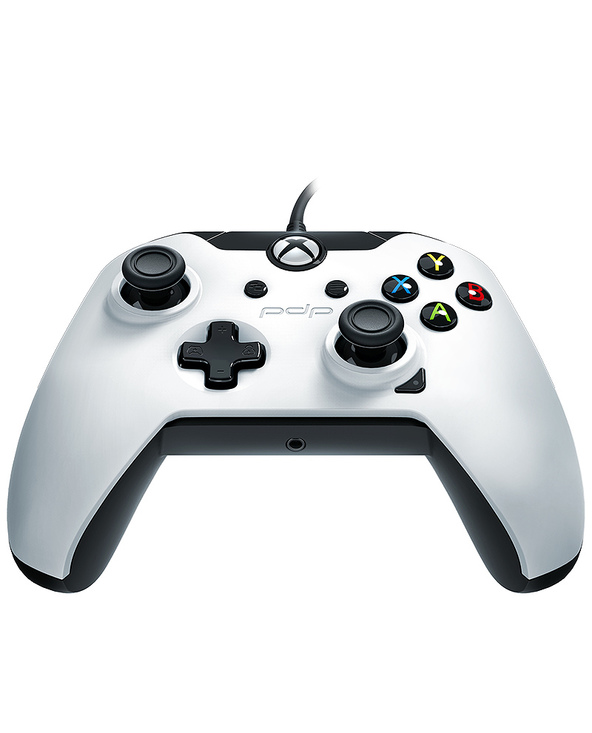 PDP 048-082-NA-WH01 accessoire de jeux vidéo Noir, Blanc USB Manette de jeu Analogique/Numérique PC, Xbox One, Xbox One S, Xbox 