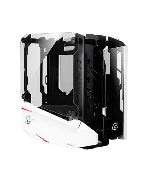 Antec STRIKER Phanton Gaming Edition Mini Tower Noir, Transparent, Blanc