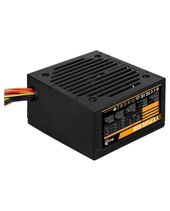 Aerocool VX PLUS 650 unité d'alimentation d'énergie 650 W 20+4 pin ATX ATX Noir