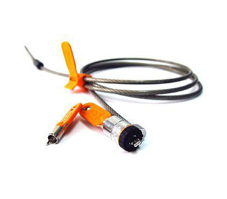 DELL 461-10054 câble antivol Orange, Argent