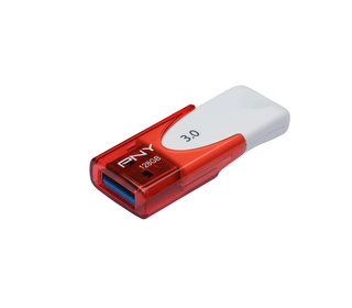 PNY Attaché 4 3.0 128GB lecteur USB flash 128 Go USB Type-A 3.2 Gen 1 (3.1 Gen 1) Rouge, Blanc