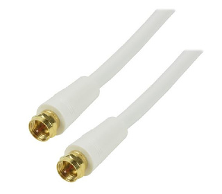 MCL MC787HQ-2M câble coaxial F Blanc