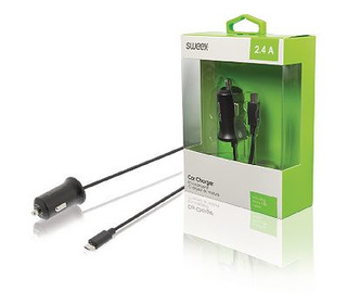 Sweex CH-008BL chargeur d'appareils mobiles Noir Auto