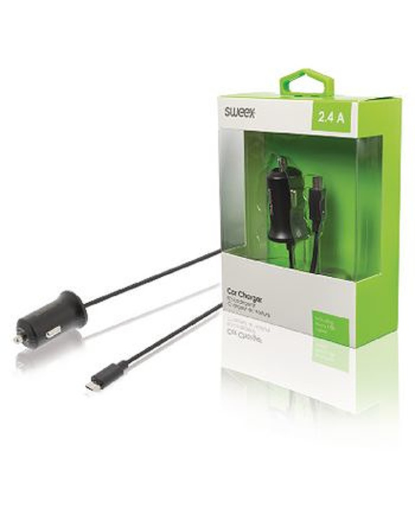 Sweex CH-008BL chargeur d'appareils mobiles Noir Auto