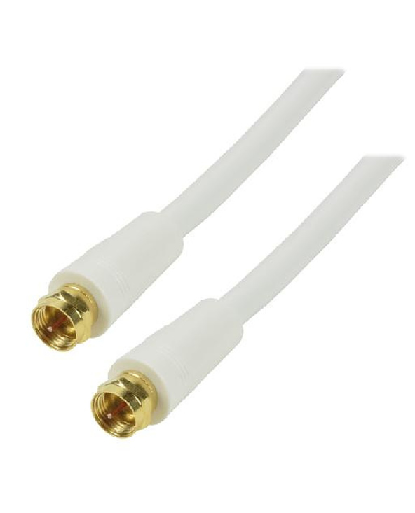 MCL MC787HQ-1M câble coaxial F Blanc