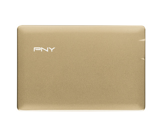 PNY PowerPack ALU 2500 banque d'alimentation électrique Lithium Polymère (LiPo) 2500 mAh Or
