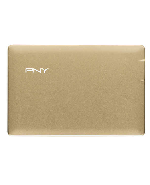PNY PowerPack ALU 2500 banque d'alimentation électrique Lithium Polymère (LiPo) 2500 mAh Or