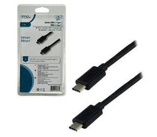 MCL MC923-1C/1CEZ-1M câble USB USB 3.2 Gen 2 (3.1 Gen 2) USB C Noir