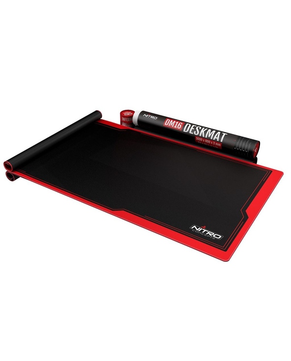 Nitro Concepts DM16 Tapis de souris de jeu Noir, Rouge
