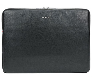 Mobilis PURE SLEEVE sacoche d'ordinateurs portables 35,6 cm (14") Housse Noir, Argent
