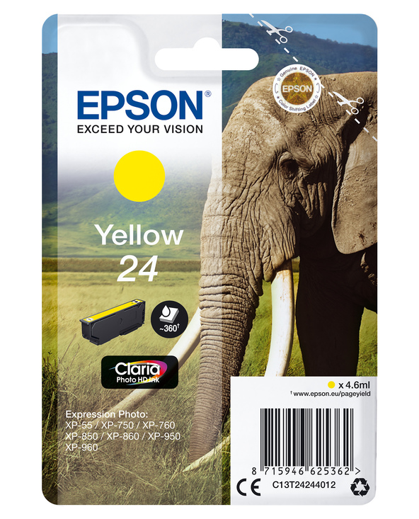 Epson Elephant Cartouche "Eléphant" - Encre Claria Photo HD J