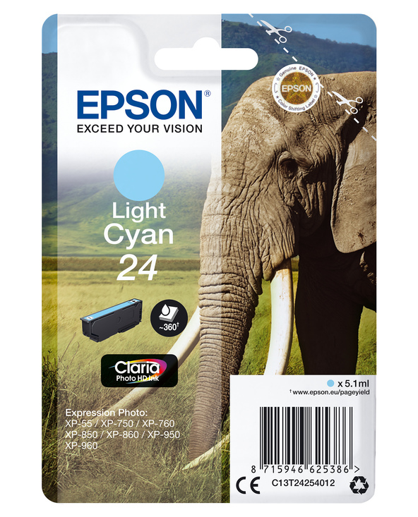 Epson Elephant Cartouche "Eléphant" - Encre Claria Photo HD Cc