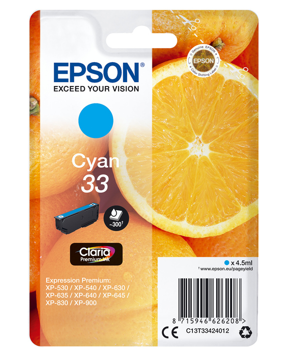 Epson Oranges Cartouche " " - Encre Claria Premium C