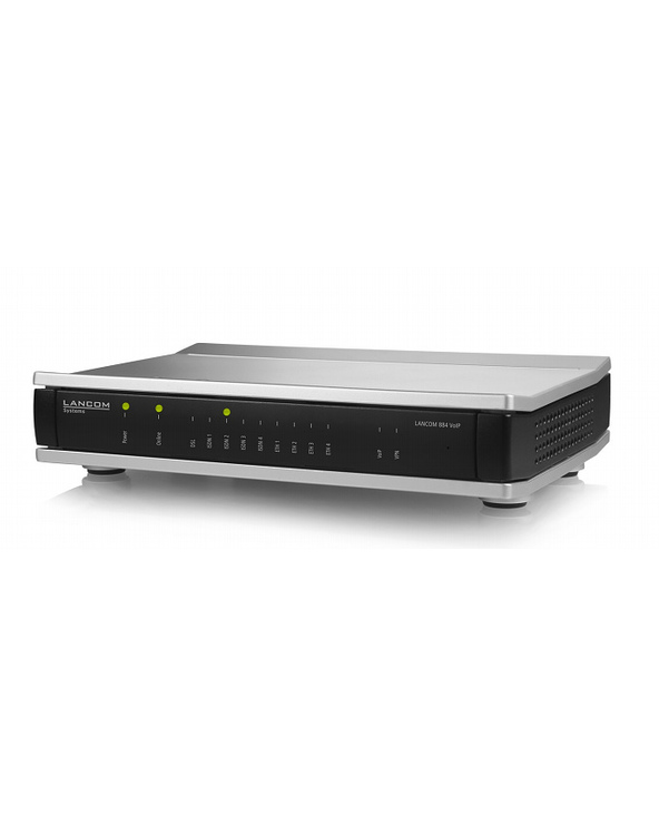 Lancom Systems 884 VoIP Routeur connecté Gigabit Ethernet Noir, Argent