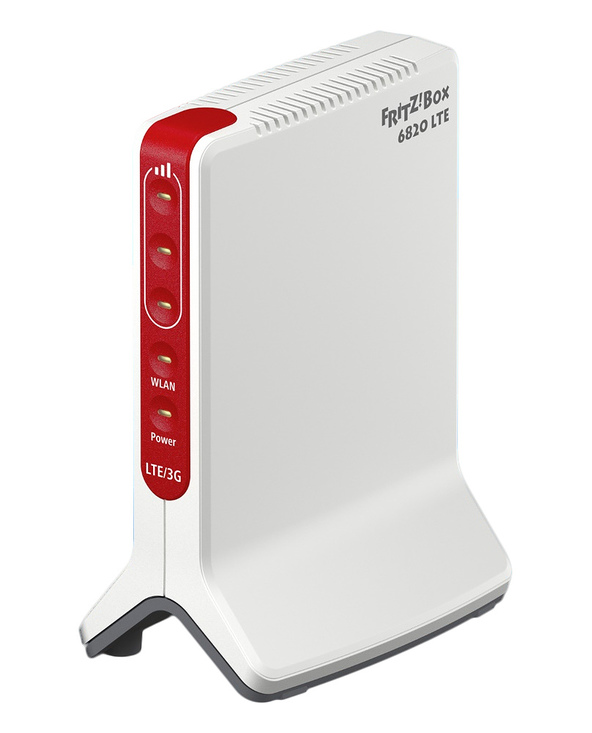 AVM FRITZ!Box 6820 LTE routeur sans fil Gigabit Ethernet Monobande (2,4 GHz) 4G Rouge, Blanc