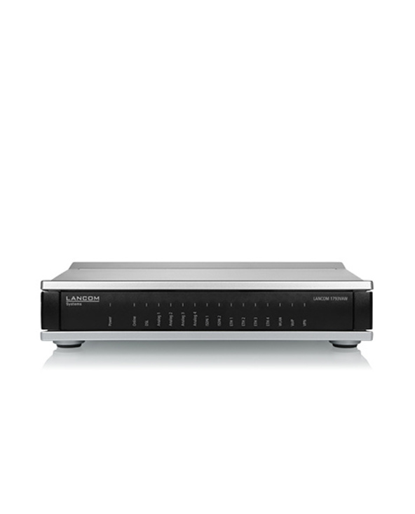 Lancom Systems 1793VAW routeur sans fil Gigabit Ethernet Bi-bande (2,4 GHz / 5 GHz) Noir, Gris