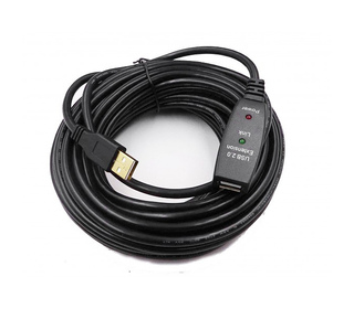 Neklan 2090681 câble USB 10 m USB 2.0 USB A Noir