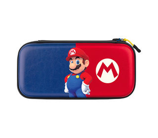 PDP Slim Deluxe Travel Case: Power Pose Mario Nintendo Bleu, Rouge