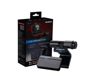 AVerMedia BO311D Live Streamer DUO webcam 2 MP 1920 x 1080 pixels USB 2.0 Noir