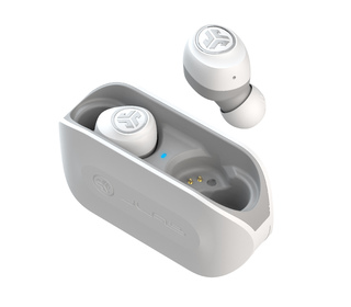 JLab IEUEBGOAIRRWHTGRY82 écouteur/casque Écouteurs Sans fil Ecouteurs Musique USB Type-A Bluetooth Blanc