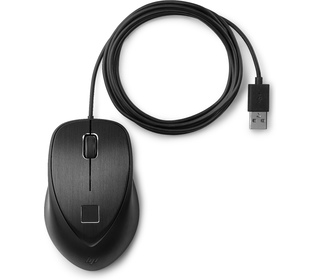 HP USB Fingerprint Mouse souris Ambidextre USB Type-A