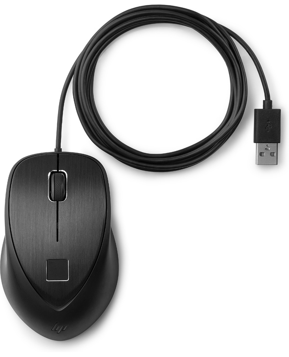 HP USB Fingerprint Mouse souris Ambidextre USB Type-A