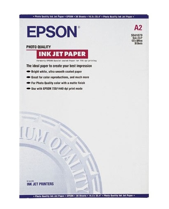 Epson Pap Couché Qual Photo A2 (30f./102g)