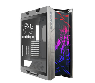 ASUS ROG Strix Helios GUNDAM EDITION Midi Tower Gris, Transparent
